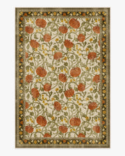 Enchanted Vines — Halı, Krem Çok Renkli, AREA, beyaz zemin, 6x9