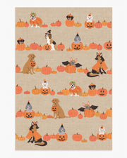 Puppy Patch — Halı, Doğal Çok Renkli, AREA, beyaz zemin, 6x9