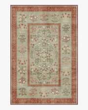 Briar — Halı, Adaçayı Pas, AREA, beyaz zemin, 6x9