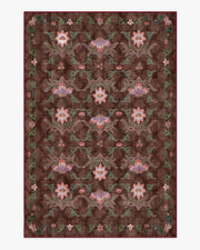 Avni — Halı, Kahverengi Çok Renkli, AREA, beyaz zemin, 6x9