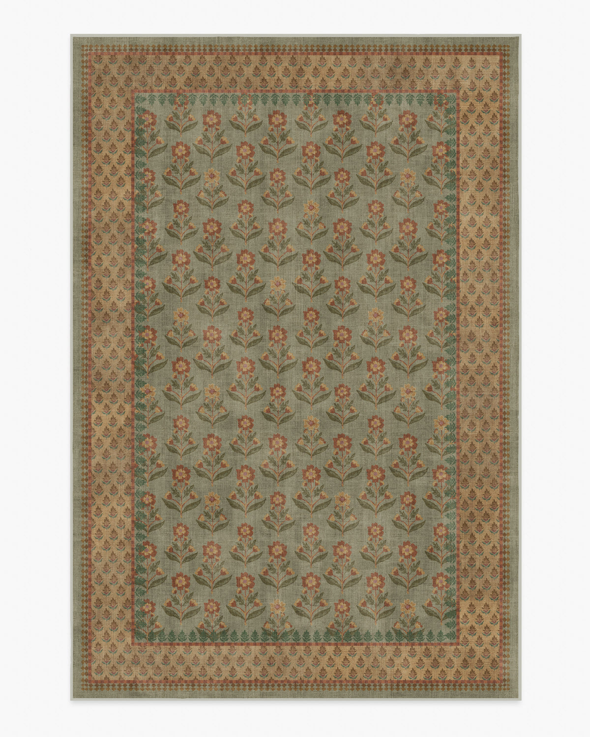 Sundara — Halı, Adaçayı Toprak Sarısı, AREA, beyaz zemin, 6x9