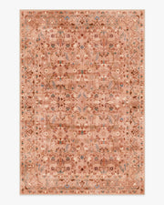 Alba — Halı, Terracotta Gül, AREA, beyaz zemin, 6x9
