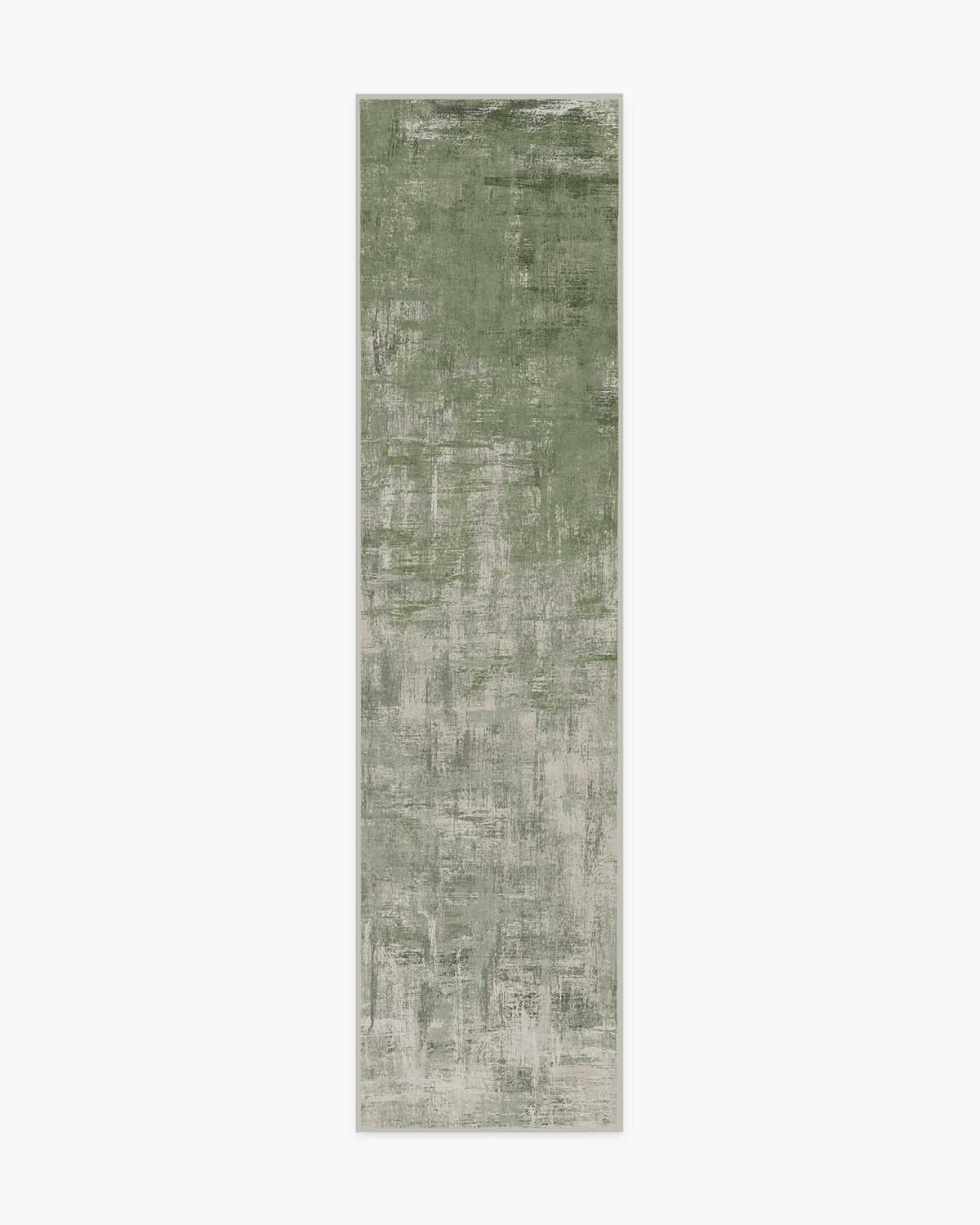 Impasto — Halı, Adaçayı Yeşili, RUNNER, beyaz zemin, 2x10