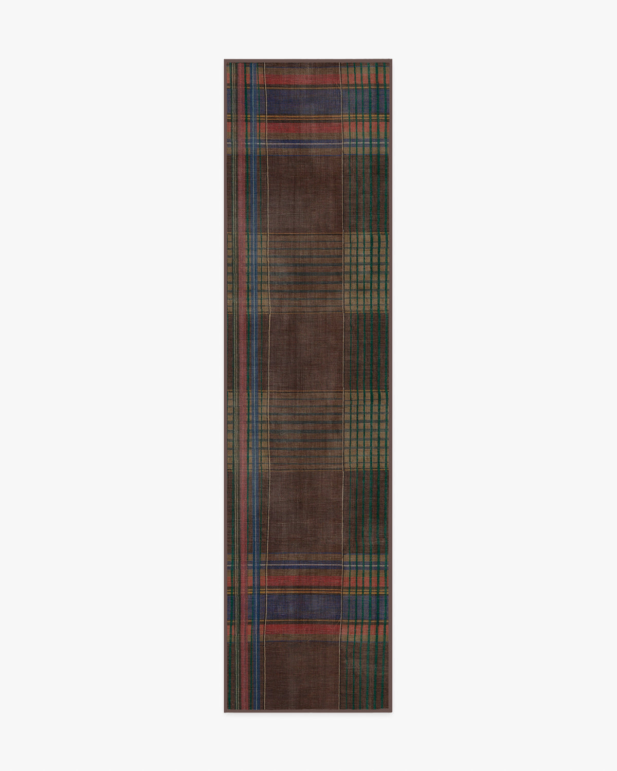 Emerson — Halı, Kahverengi Çok Renkli, RUNNER, beyaz zemin, 2x10