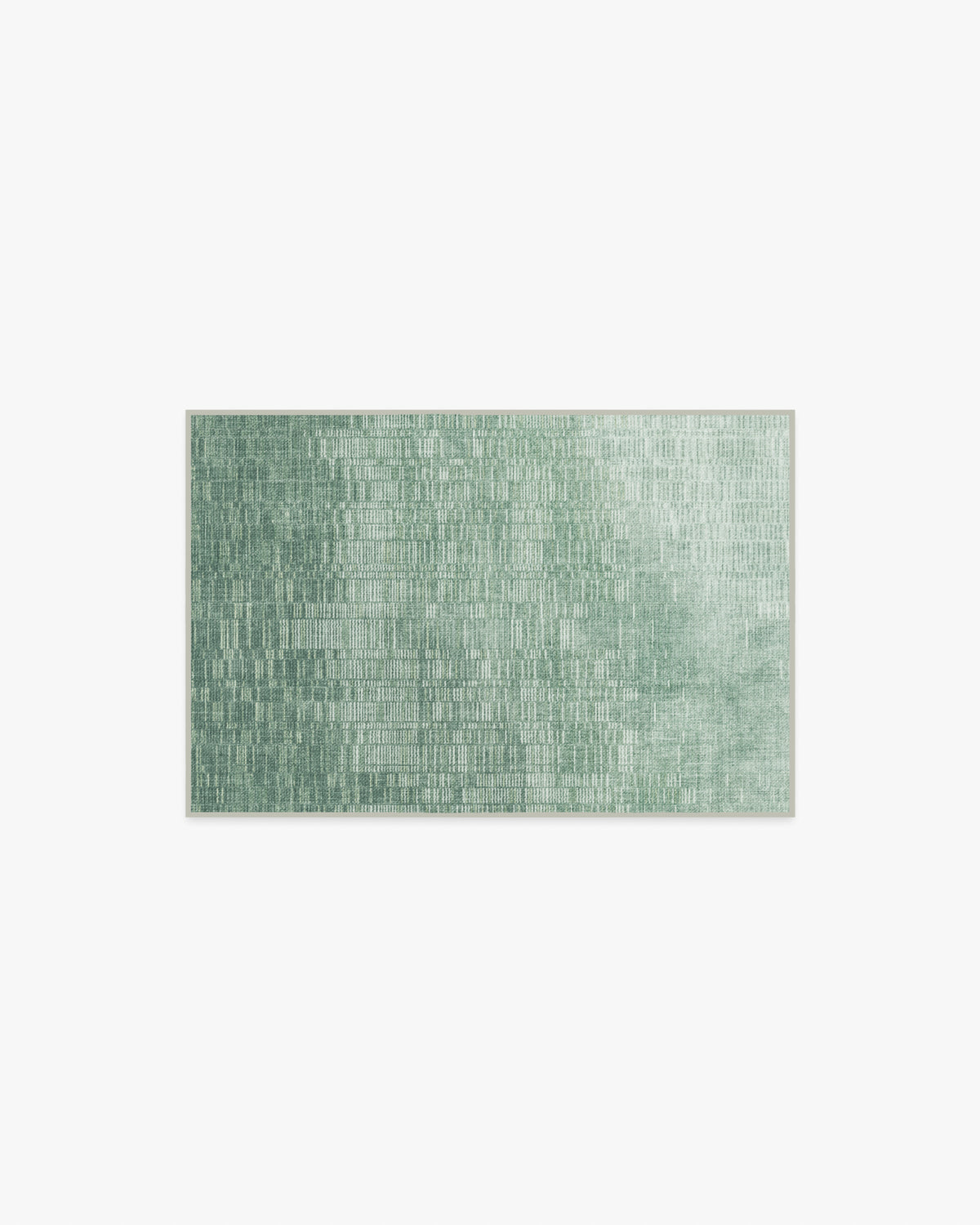 Reflection — Halı, Adaçayı Yeşili, AREA, beyaz zemin, 2x3