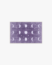 To The Moon And Back — Halı, Leylak, AREA, beyaz zemin, 2x3