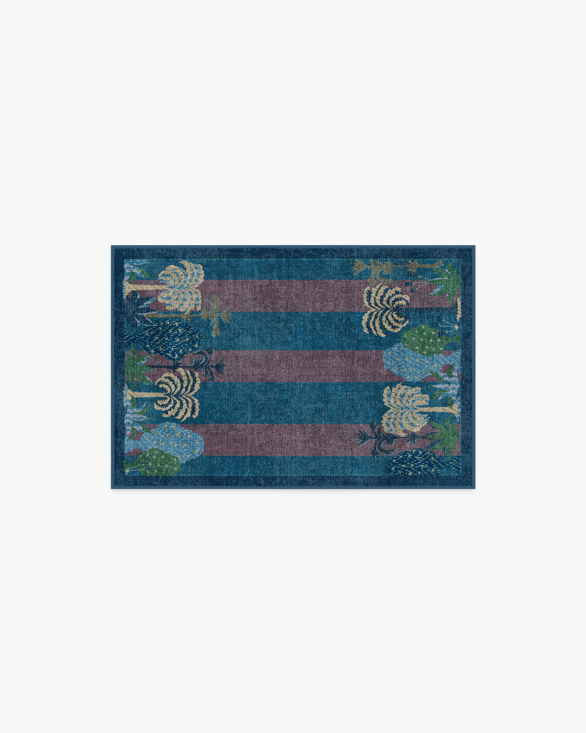 Palmistry Pinstripe — Halı, Mavi, AREA, beyaz zemin, 2x3