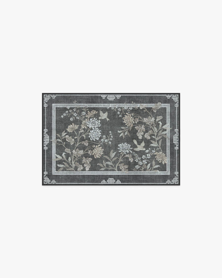 Florian — Halı, Antrasit, AREA, beyaz zemin, 2x3