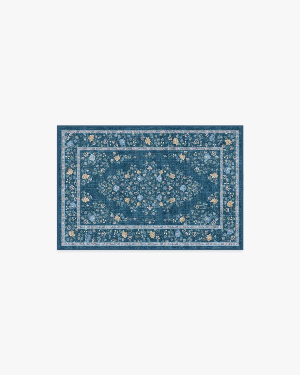 Emmeline — Halı, Mavi Çok Renkli, AREA, beyaz zemin, 2x3