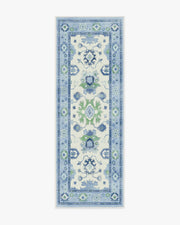 Serena — Halı, Mavi, RUNNER, beyaz zemin, 2x7