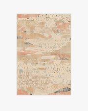 Gaia — Halı, Fildişi Çok Renkli, AREA, beyaz zemin, 4x6