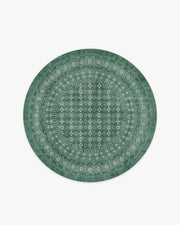 Cyrus — Halı, Adaçayı, ROUND, beyaz zemin, 6R