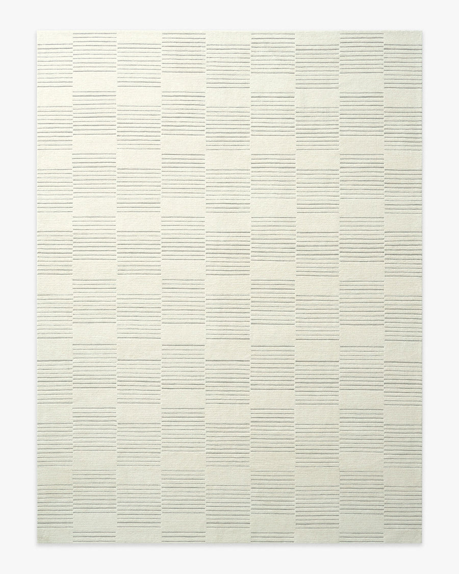 Ellis — Halı, Soft Beyaz, AREA, beyaz zemin, 9x12