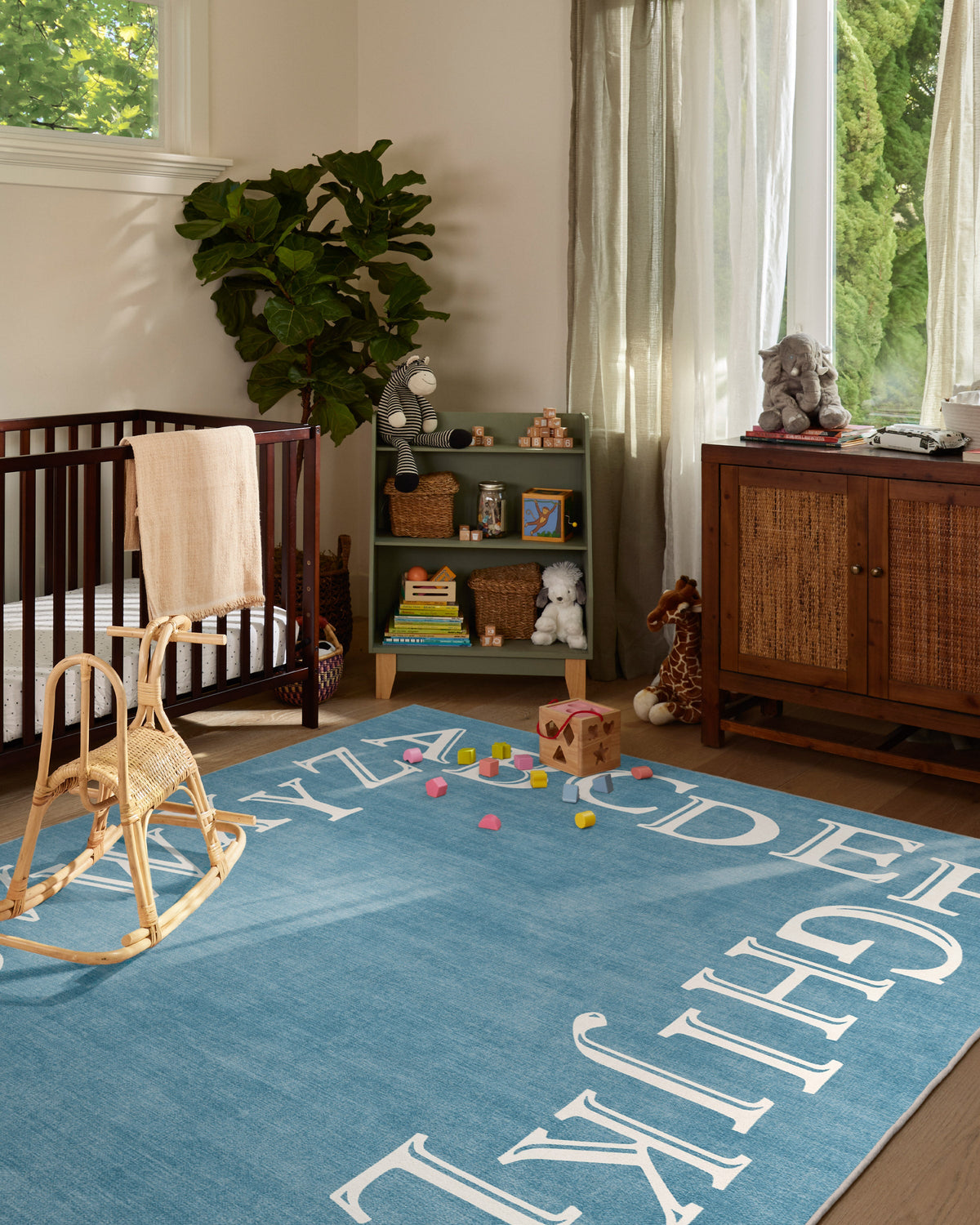 Easy As Abc — Halı, Arduvaz Mavisi, AREA, yaşam alanı, 6x9