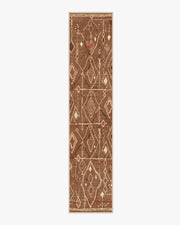 Saguaro Trail — Halı, Caramel Kahverengi, RUNNER, beyaz zemin, 2x12