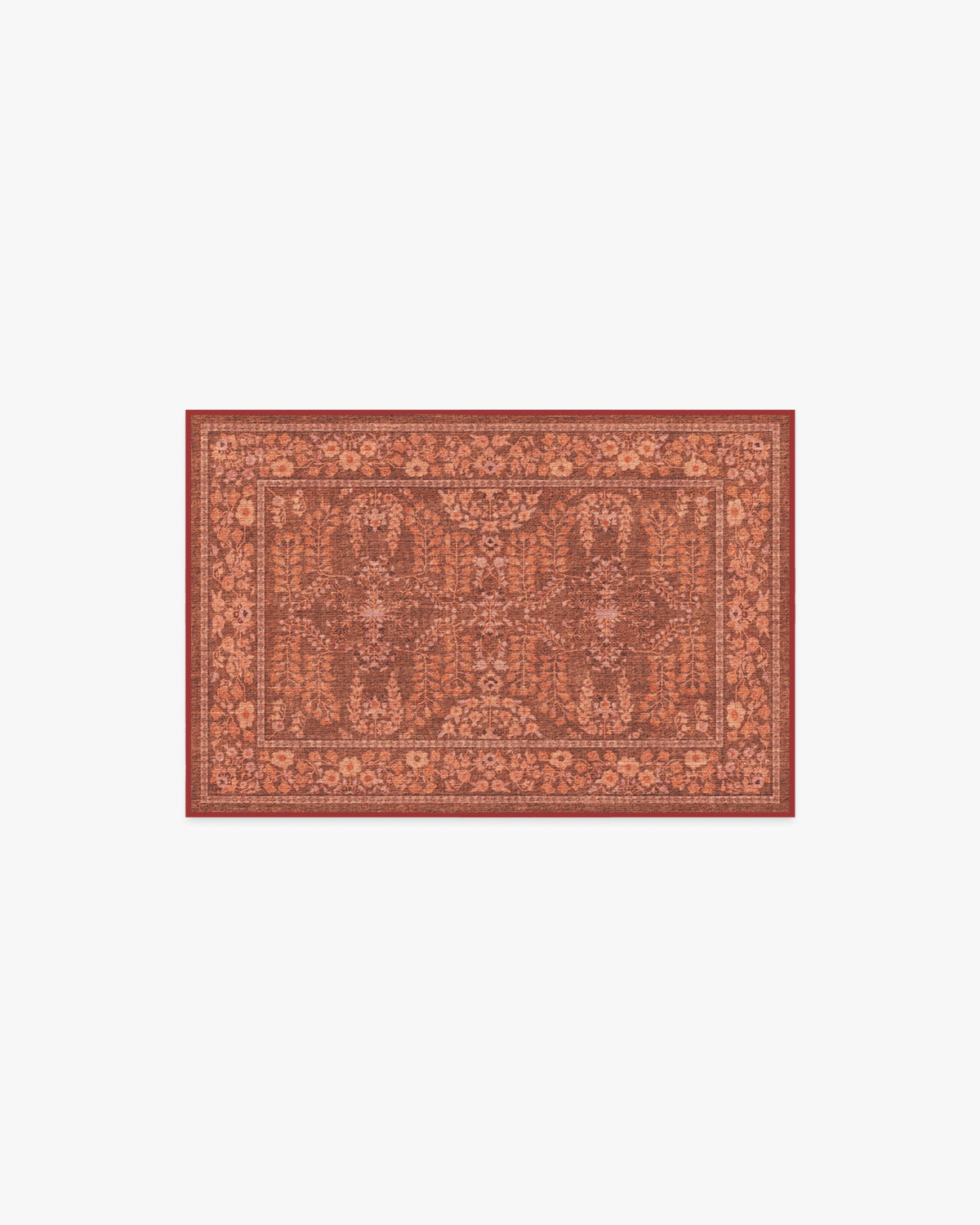 Amal — Halı, Terracotta, AREA, beyaz zemin, 2x3