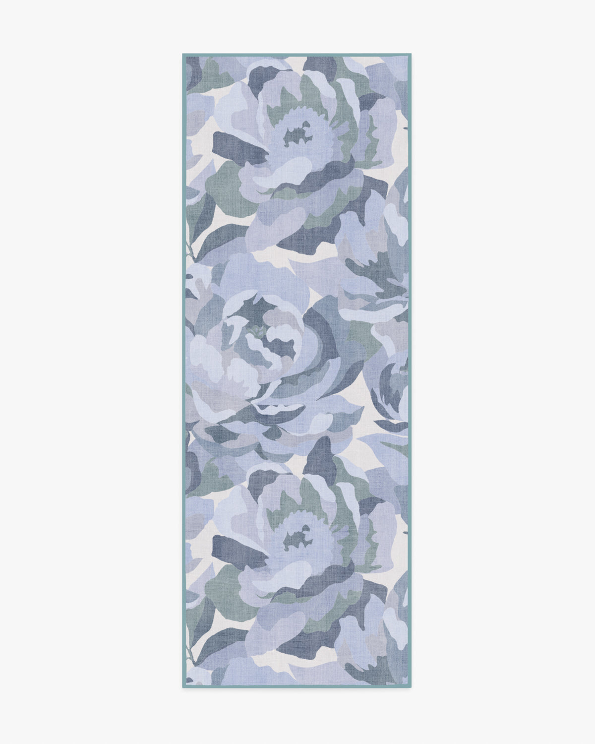 Fiona — Halı, Mavi, RUNNER, beyaz zemin, 2x7