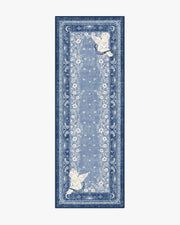 Humbertos Bandana — Halı, Mavi, RUNNER, beyaz zemin, 2x7