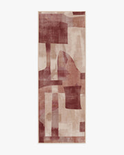 Kasbah — Halı, Kırmızı, RUNNER, beyaz zemin, 2x7