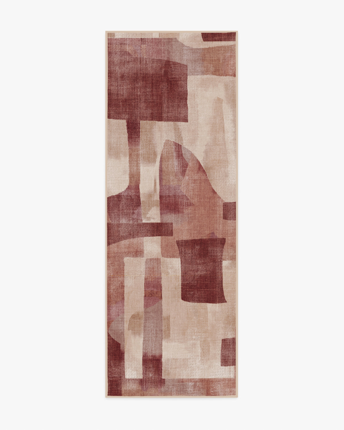 Kasbah — Halı, Kırmızı, RUNNER, beyaz zemin, 2x7
