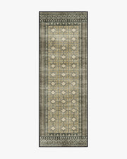 Lorah — Halı, Antrasit, RUNNER, beyaz zemin, 2x7