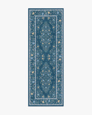 Emmeline — Halı, Mavi Çok Renkli, RUNNER, beyaz zemin, 2x7
