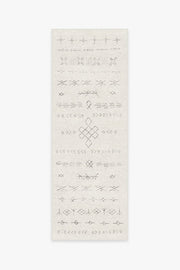 Astrid — Halı, Beyaz, RUNNER, beyaz zemin, 2x7
