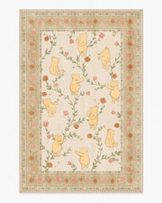 Poohs Meadow — Halı, Krem Çok Renkli, AREA, beyaz zemin, 6x9