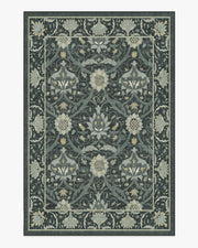 Morris And Co Montreal — Halı, Antrasit Abalone, AREA, beyaz zemin, 6x9
