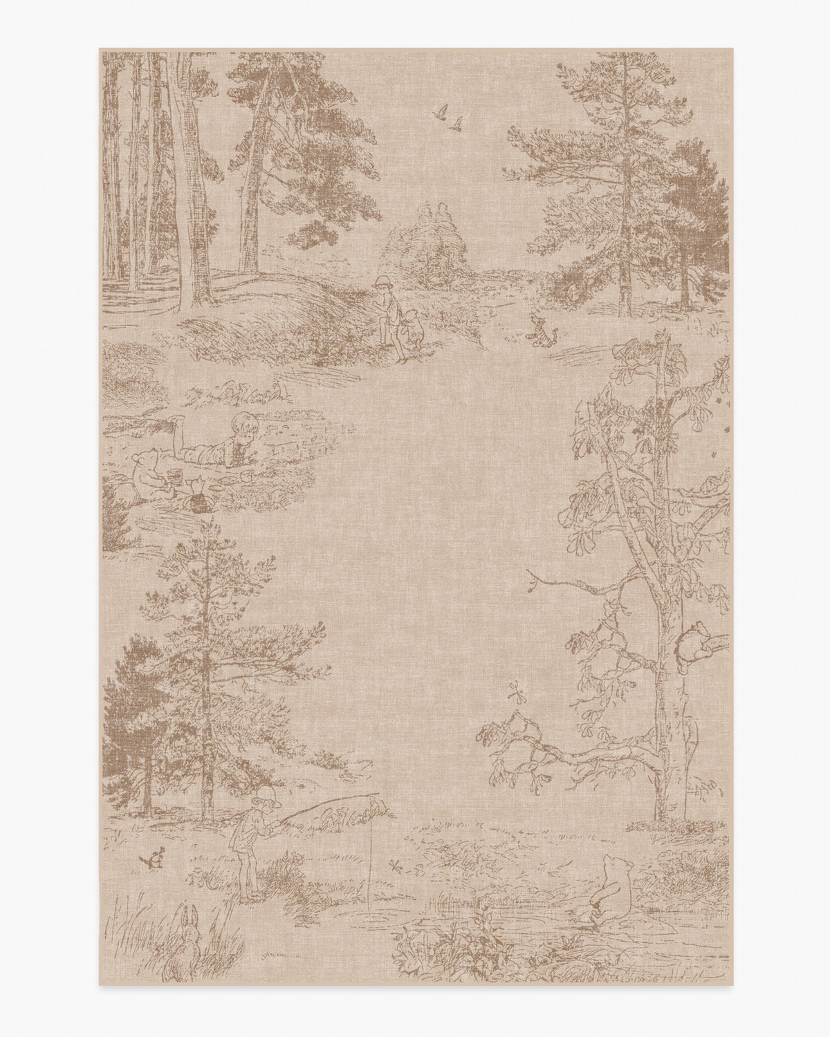 Hundred Acre — Halı, Wood Doğal, AREA, beyaz zemin, 6x9
