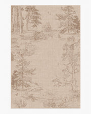 Hundred Acre — Halı, Wood Doğal, AREA, beyaz zemin, 6x9