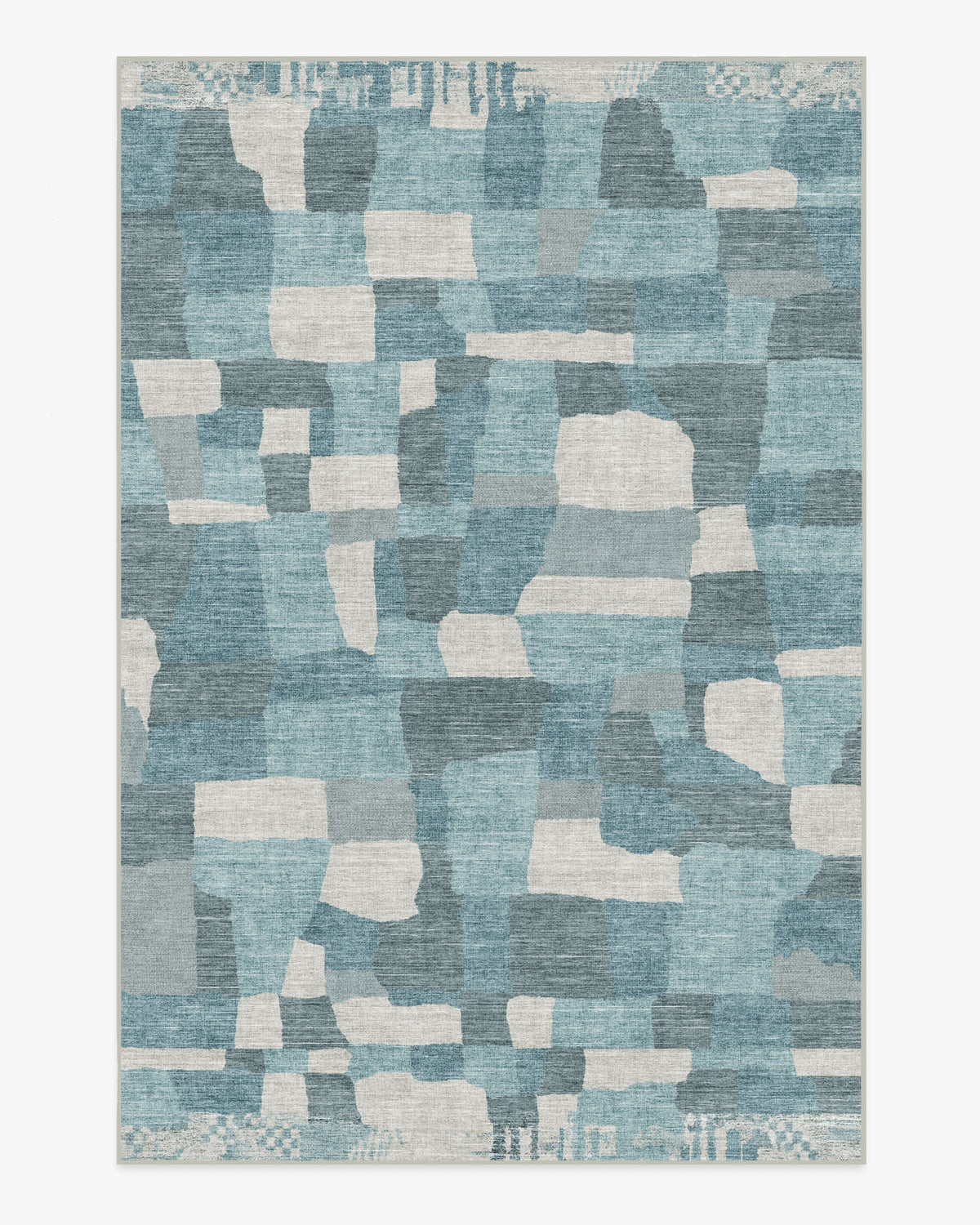Boulder — Halı, Mavi, AREA, beyaz zemin, 6x9