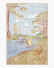 A Sunny Day — Halı, Çok Renkli, AREA, beyaz zemin, 6x9
