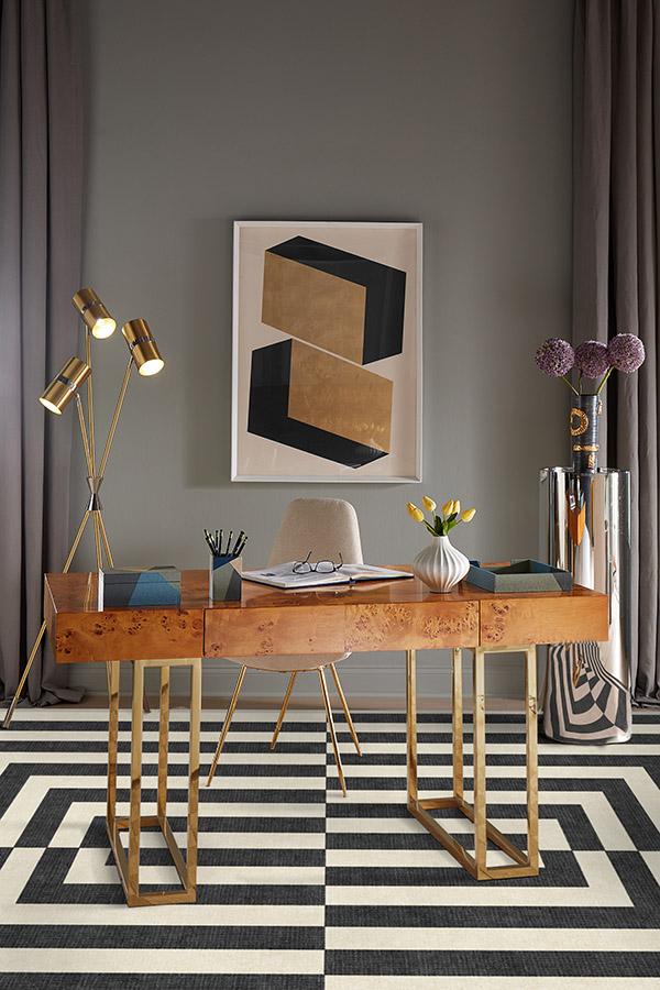 Op Art — Halı, Antrasit, AREA, yaşam alanı, 5x7