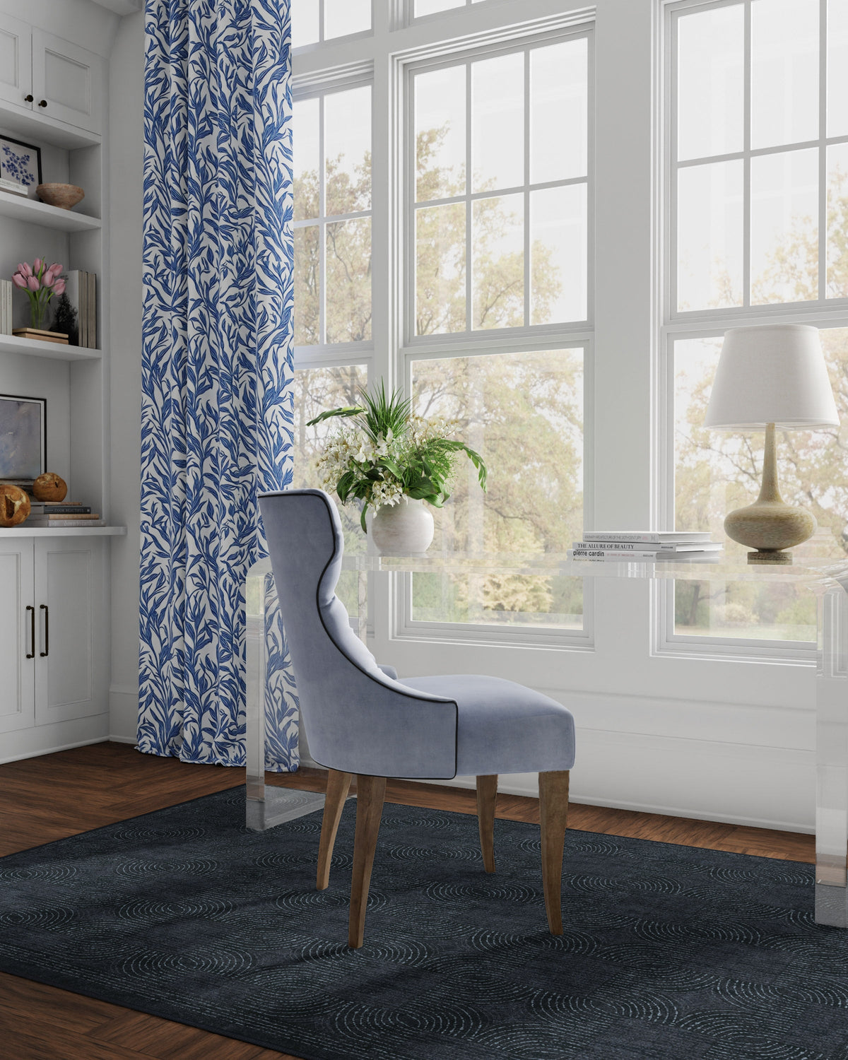Montecito — Halı, Çivit, AREA, yaşam alanı, 5x7