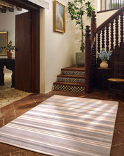 Elio Stripe — Halı, Gri Fildişi, AREA, yaşam alanı, 5x7