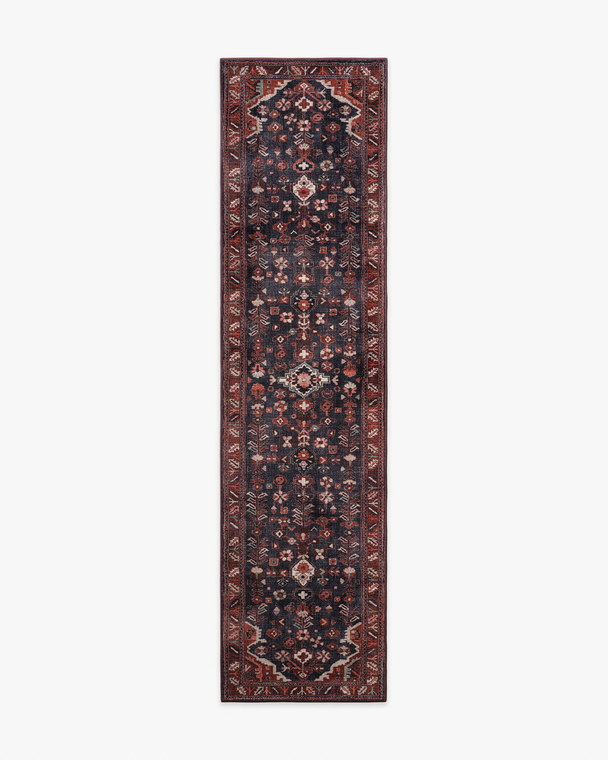 Yolanda — Halı, Erik Ruby, RUNNER, beyaz zemin, 2x10