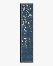 Sakura — Halı, Çivit, RUNNER, beyaz zemin, 2x12