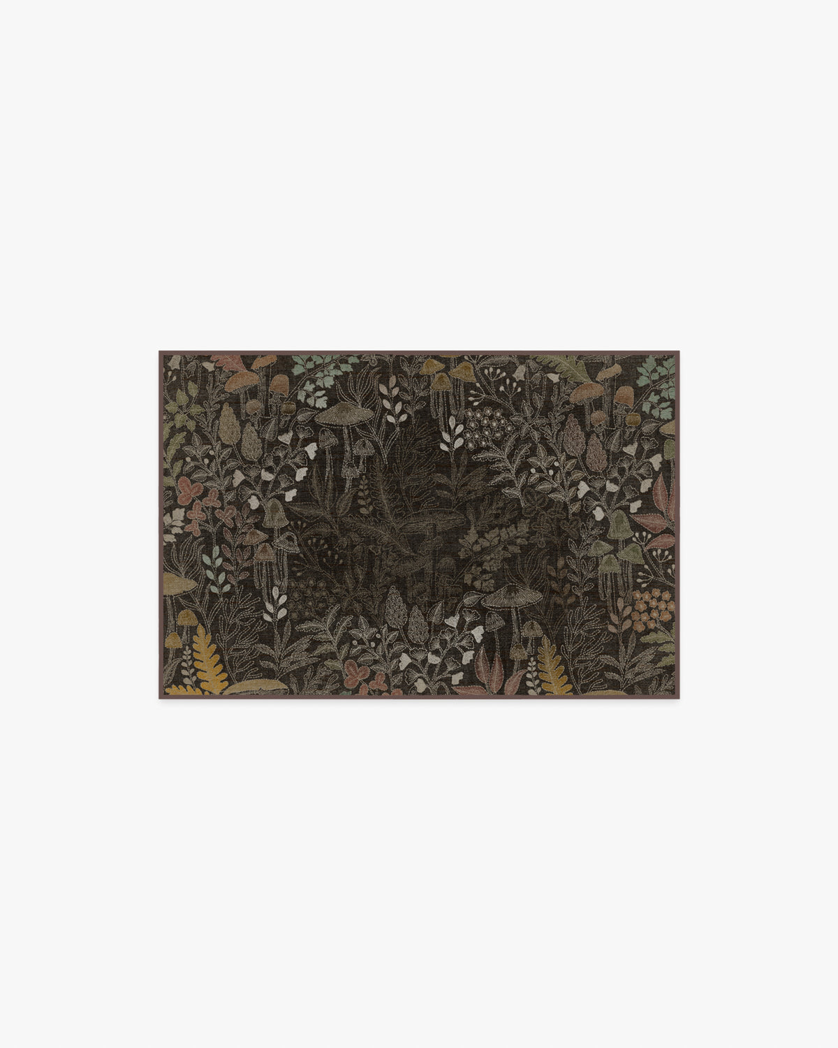 Wildwood — Halı, Kahverengi, AREA, beyaz zemin, 2x3