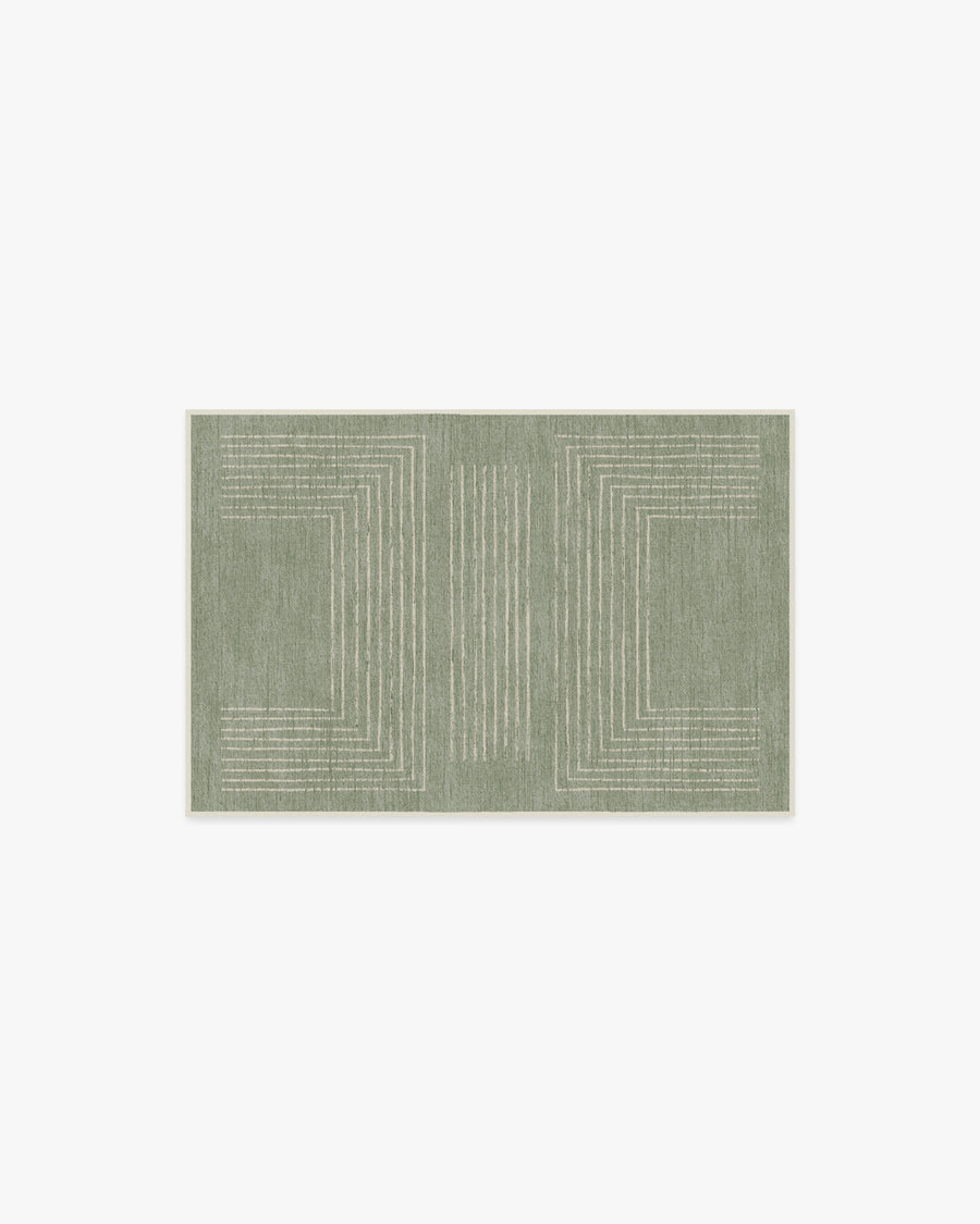 Valencia — Halı, Adaçayı Yeşili, AREA, beyaz zemin, 2x3