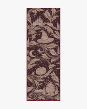 Autumn Alchemy — Halı, Bordo, RUNNER, beyaz zemin, 2x7