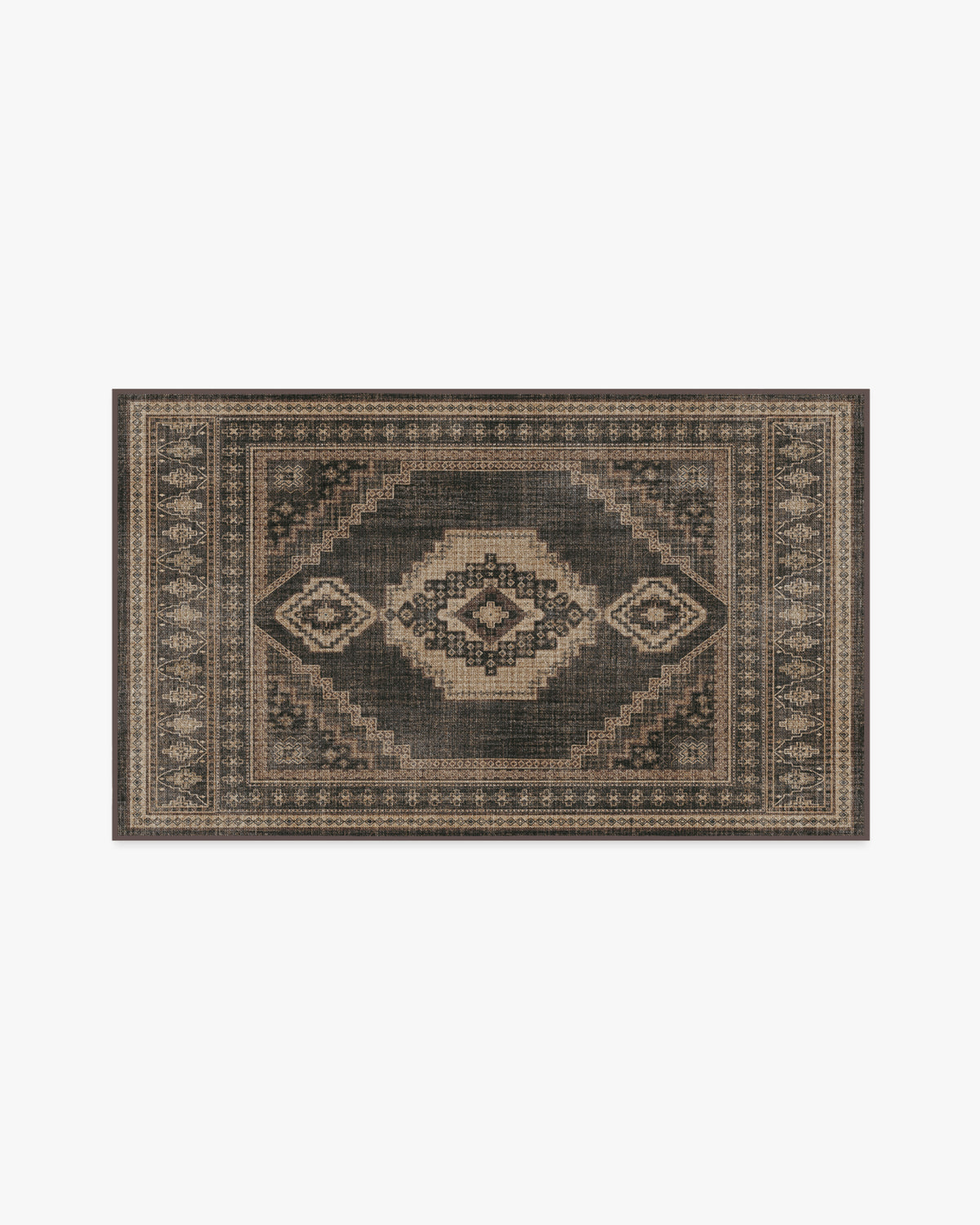 Rayne — Halı, Antrasit Taba, AREA, beyaz zemin, 3x5