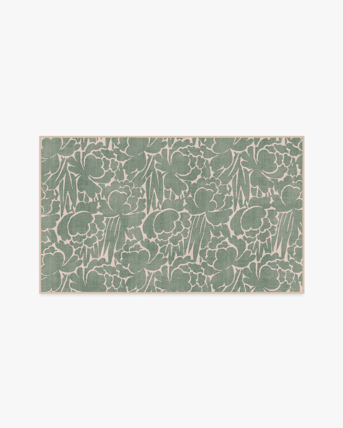 Corrine — Halı, Adaçayı Yeşili, AREA, beyaz zemin, 3x5