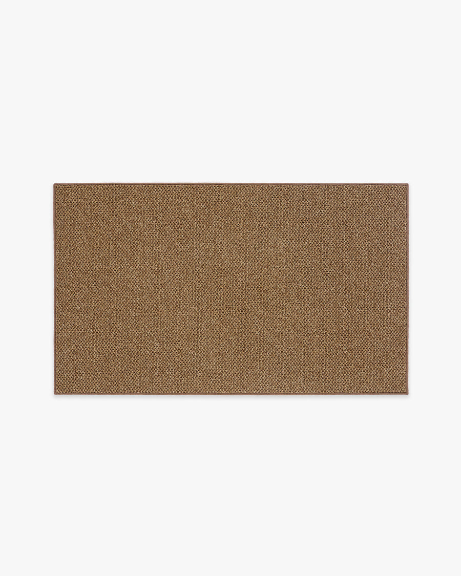 Haven Dark Natural Performance Weave — Halı, Kahverengi, AREA, beyaz zemin, 3x5