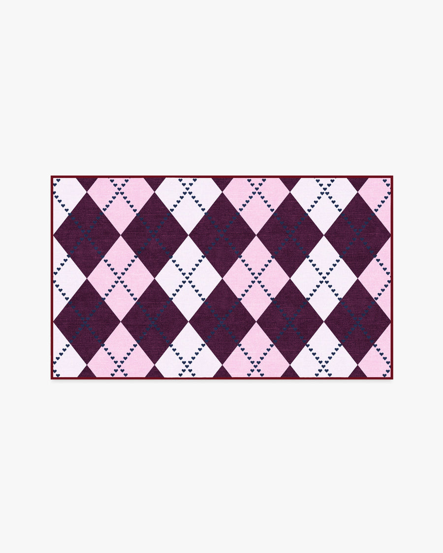 143 Argyle — Halı, Bordo Pembe, AREA