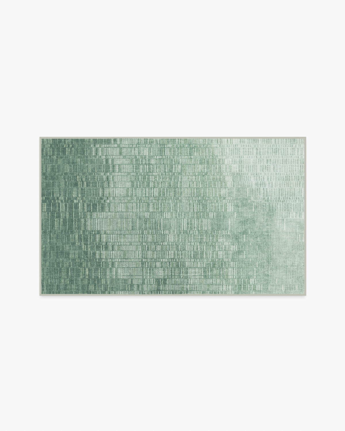 Reflection — Halı, Adaçayı Yeşili, AREA, beyaz zemin, 3x5