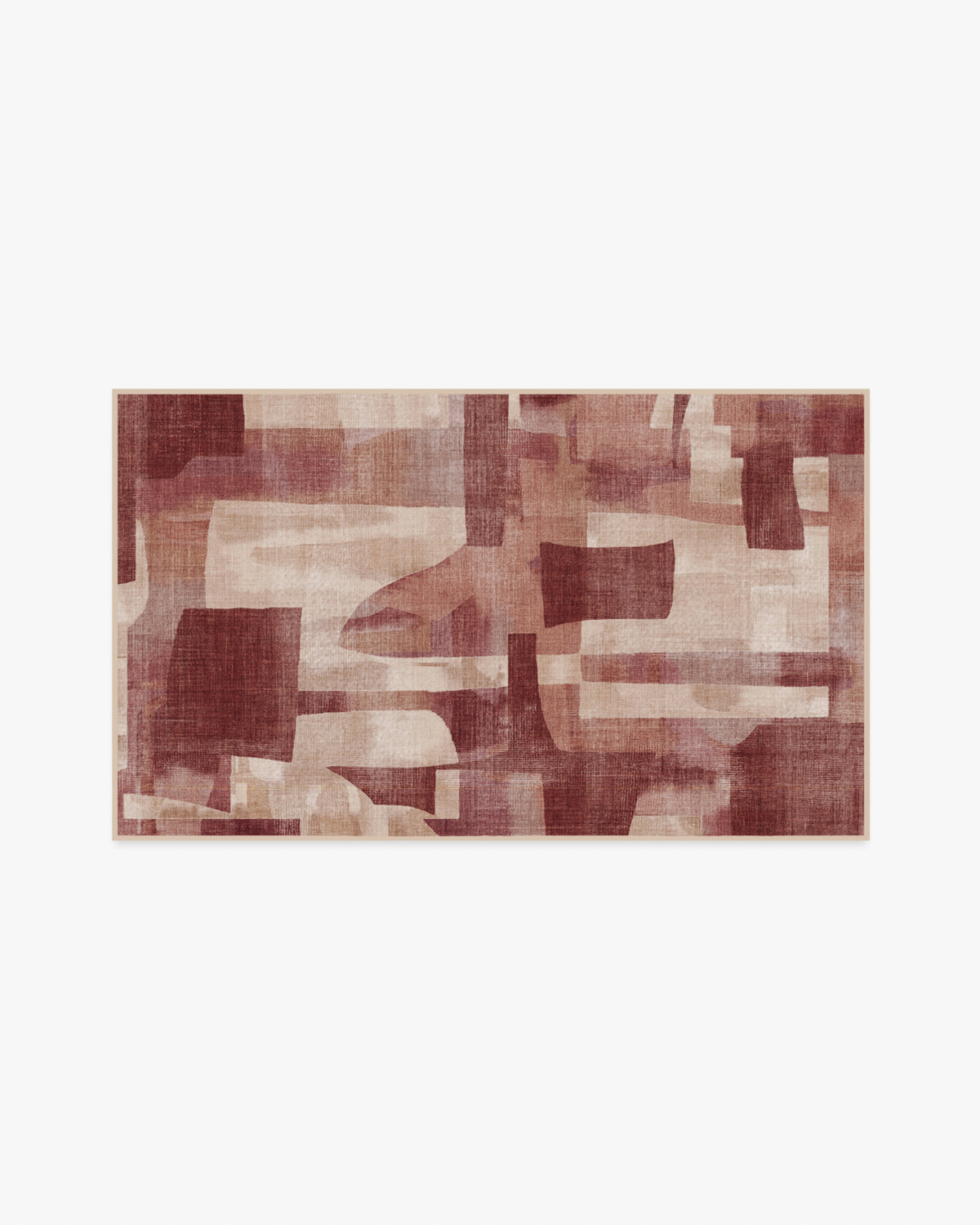 Kasbah — Halı, Kırmızı, AREA, beyaz zemin, 3x5