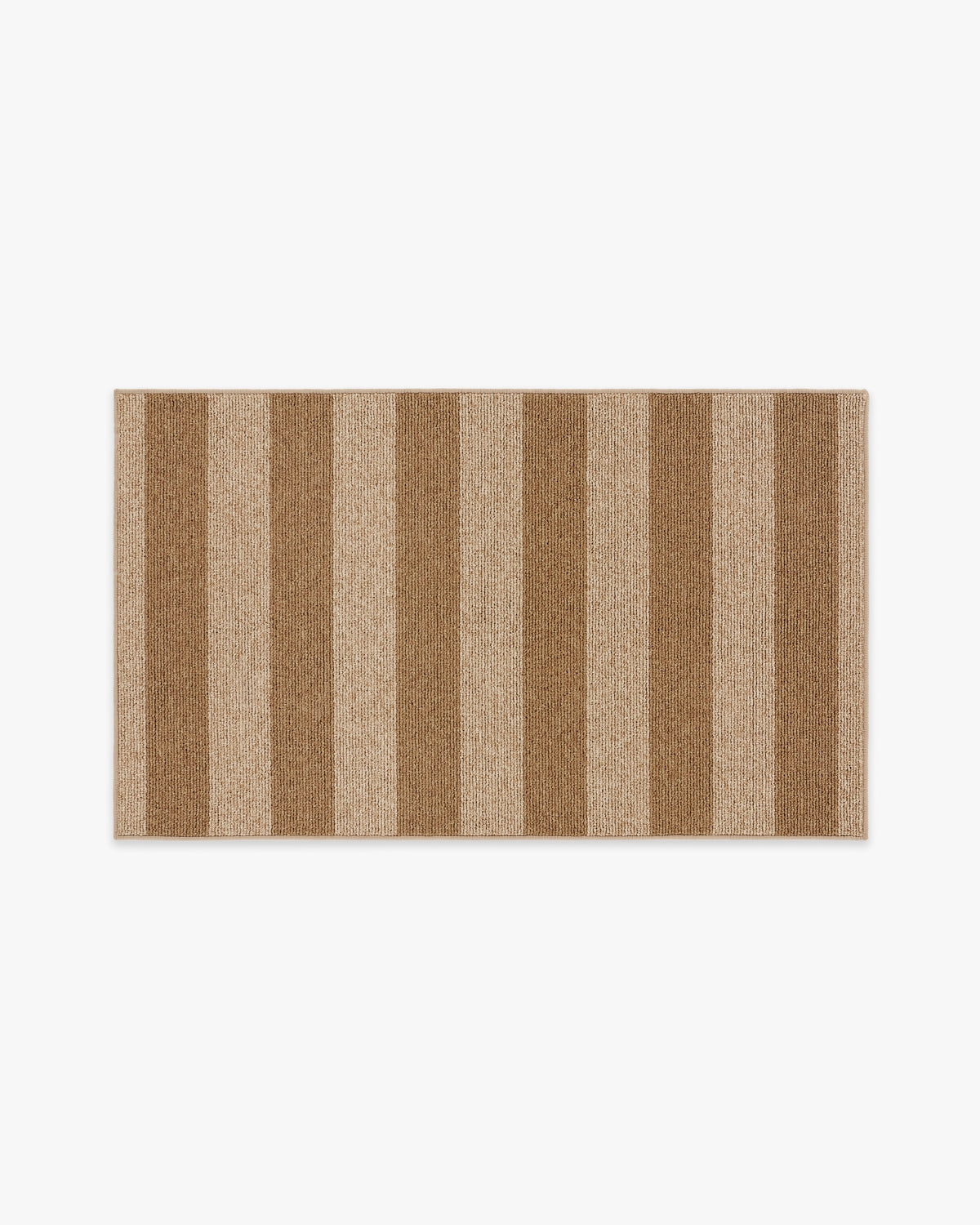 Nolan Bold Stripe Natural Dark Natural Performance Weave — Halı, Kahverengi, AREA, beyaz zemin, 3x5