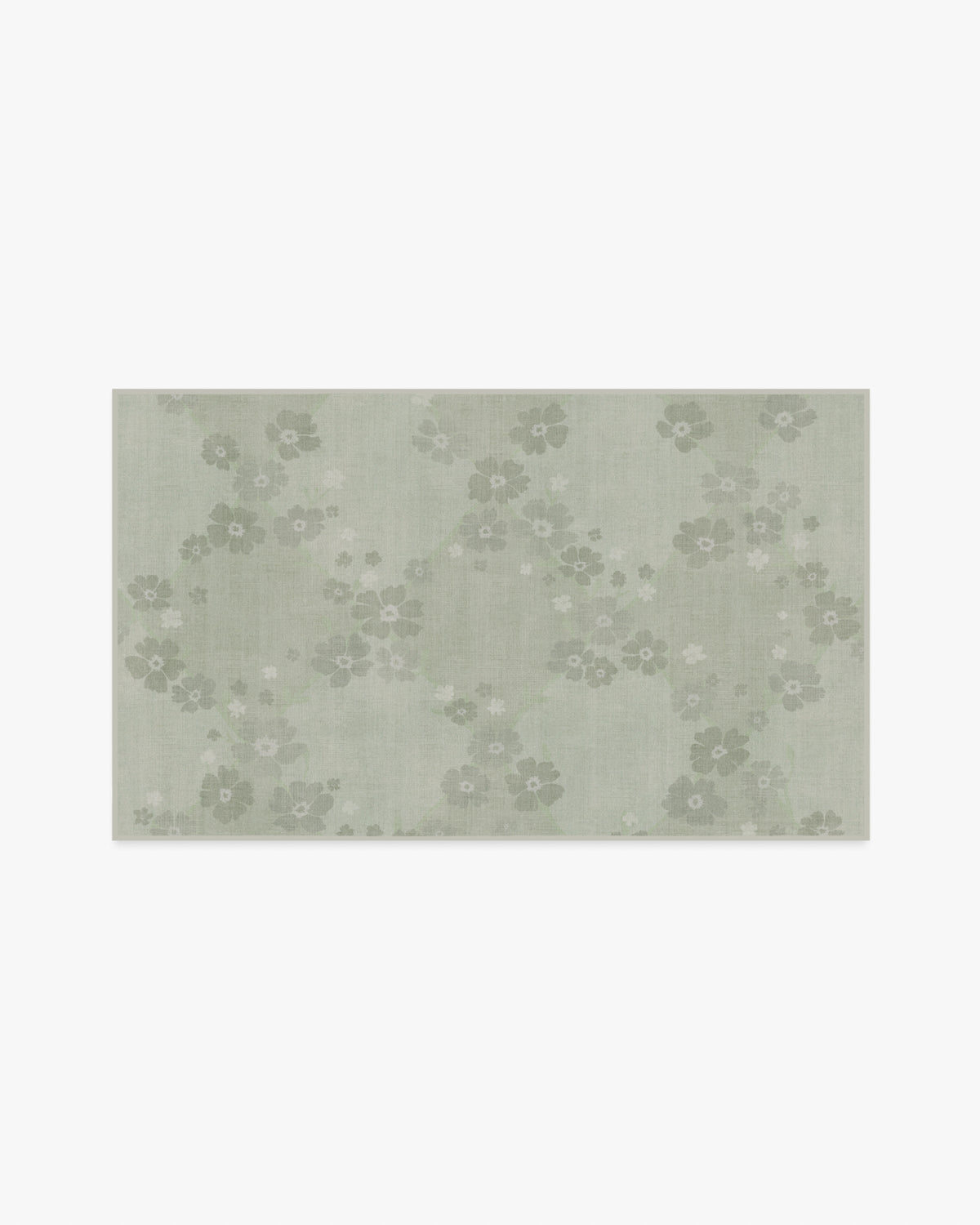 Serene — Halı, Adaçayı Yeşili, AREA, beyaz zemin, 3x5