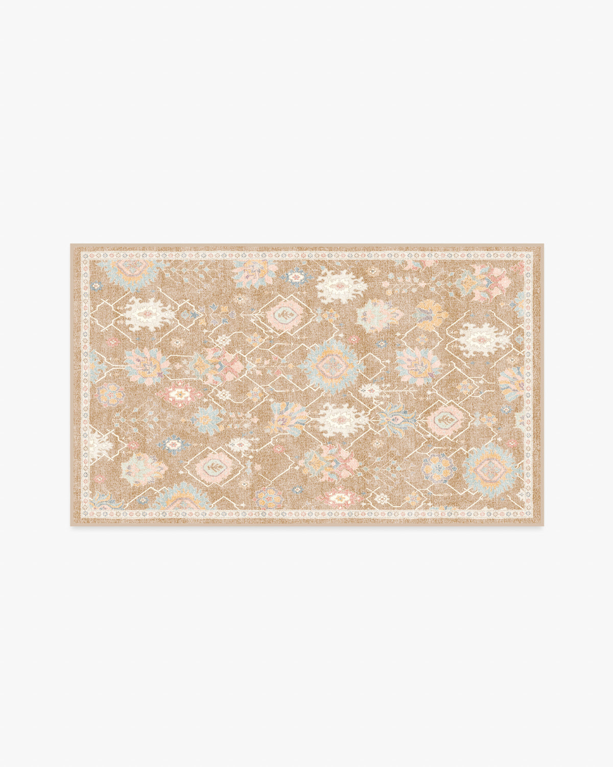 Samara — Halı, Kum, AREA, beyaz zemin, 3x5